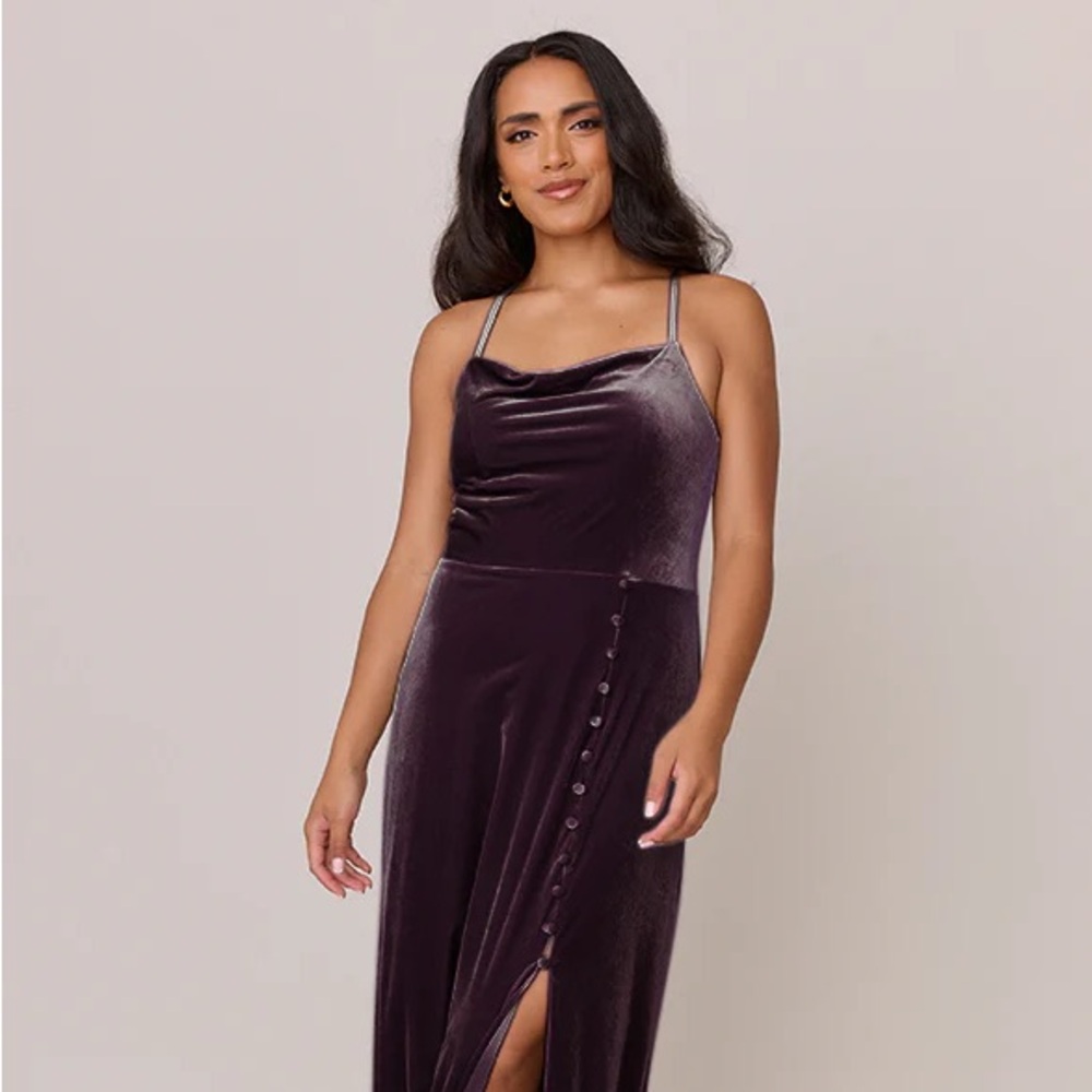Revelry Billie Velvet Dress – PURPLE sz 8